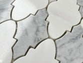 Palermo Water Jet Carrara Mixed with White Dolomite Marble Tile for Floor and Wall Tile, Kitchen Backsplash, Bathroom, Accent Wall